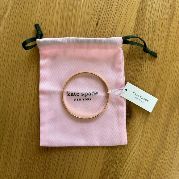 NWT Kate Spade Heart of Gold Idiom Bangle - Picture 3 of 5